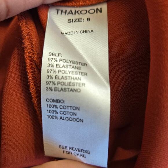 NWT Thakoon Women's Dresses, Rust Slip Dress, Size 6 - Picture 8 of 12